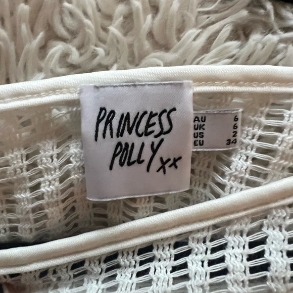 Princess Polly Cropped White Long Sleeve - Picture 4 of 6